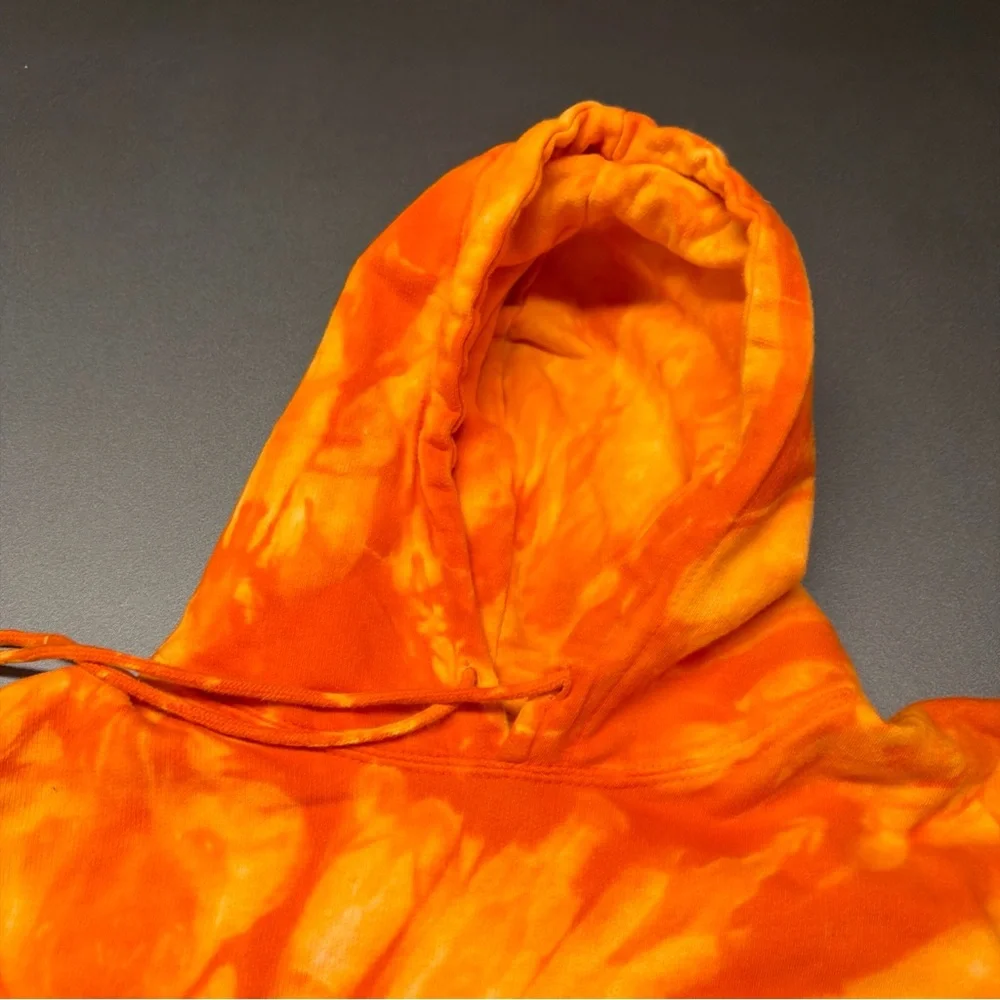 Tie‎ Dye Clothing Co Wild Thing FBLA Hoodie Orange Sweatshirt Women’s Medium
